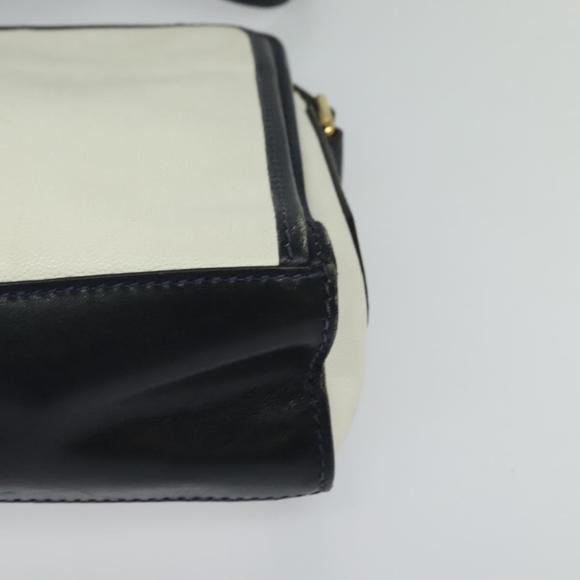 CELINE Shoulder Bag Leather White Auth BA829 - Picture 14 of 16